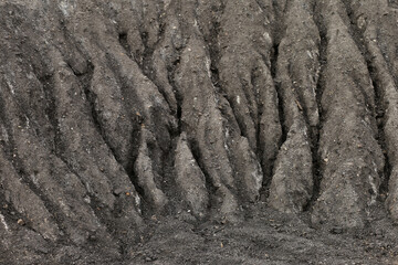 Gray background texture of coal