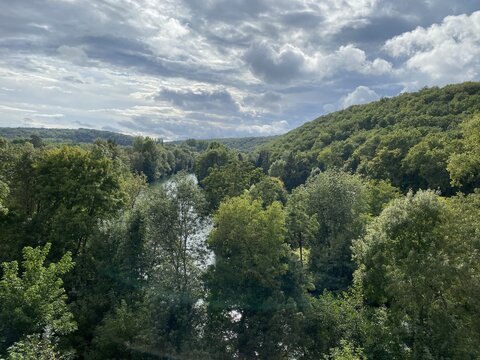 Clain et forêt de Saint Benoît