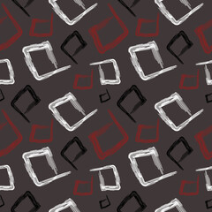 Seamless geometric abstract vector pattern.