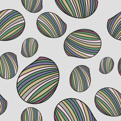 Seamless geometric abstract vector pattern.