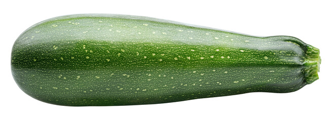 Zucchini or courgettes isolated on white background with clipping path