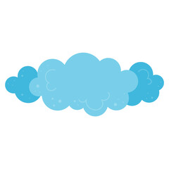 Blue clouds. Children nursery concept.