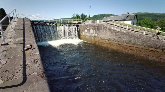 Fort Augustus Locks - Loch Ness, Highlands, Scotland