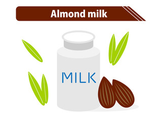 アーモンドミルク・代替牛乳と原材料
