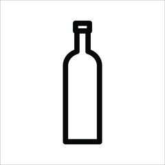 bottle icon in trendy flat design, on white background.