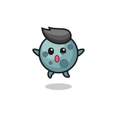 asteroid character is jumping gesture