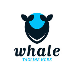 fish tail inspiration illustration logo design