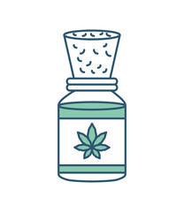 bottle cannabis medicine