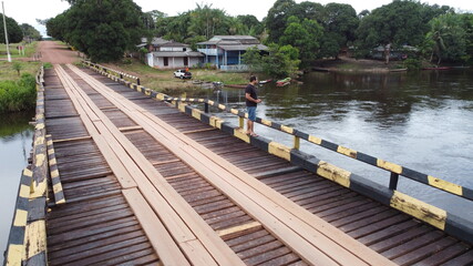 railway bridge over the river