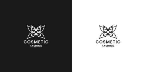 butterfly cosmetic logo design inspiration