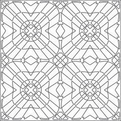 Obraz premium Repeating geometric tiles from striped elements.Modern geometric background with abstract shapes.Monochromatic Repeating Patterns.black striped pattern for design.