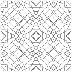
Repeating geometric tiles from striped elements.Modern geometric background with abstract shapes.Monochromatic Repeating Patterns.black  striped pattern for design.