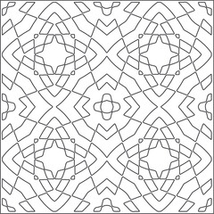 
Repeating geometric tiles from striped elements.Modern geometric background with abstract shapes.Monochromatic Repeating Patterns.black  striped pattern for design.