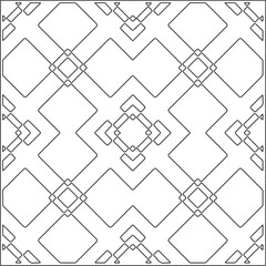 
Repeating geometric tiles from striped elements.Modern geometric background with abstract shapes.Monochromatic Repeating Patterns.black  striped pattern for design.