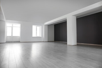 Empty interior of modern room