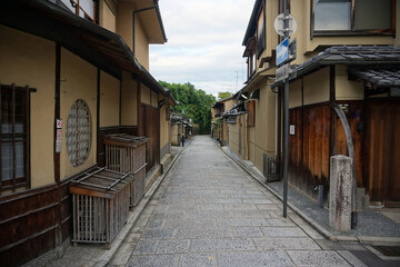 Fototapeta na wymiar 京都 観光スポットの一年坂の景色
