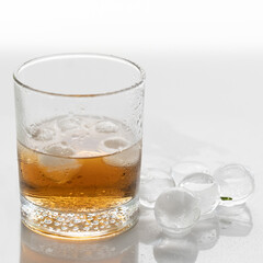 whiskey and ice