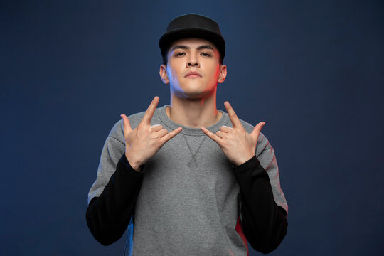Studio shot of fashionable young Chinese man