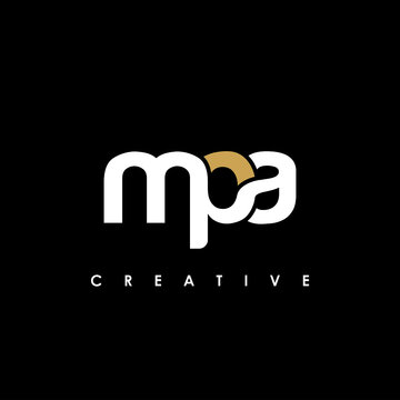 MPA Letter Initial Logo Design Template Vector Illustration