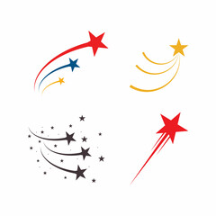 Star icon Template vector illustration design