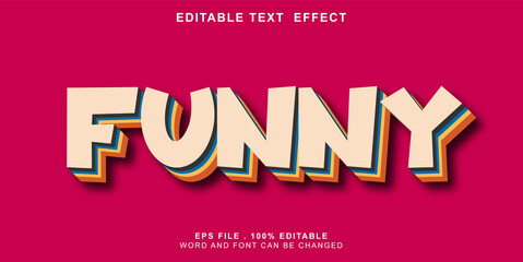 text effect editable funny