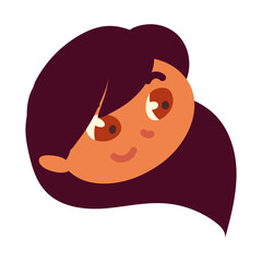 girl face cartoon