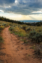 Fototapeta na wymiar Pilot Hill Recreation Trails near Laramie, Wyoming