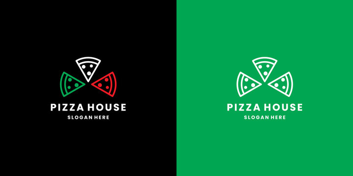 italian pizza logo design for restaurant