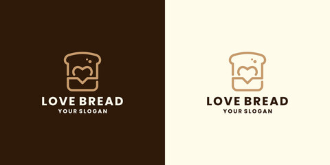 bread lovers logo design for bread shop, market