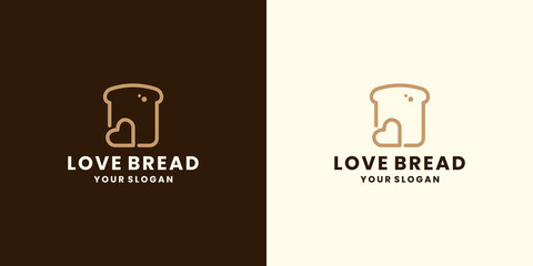 love bread logo design inspiration