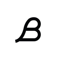 B Logo. B Letter Design Vector Illustration Of Modern Monogram Icon