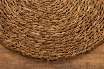 Obraz premium decorative wicker texture close up