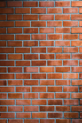 Wall texture background for Old Red bricks wall rough surface.