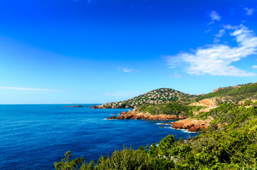 Obraz premium Iles des Vieilles, le Cap Esterel, France