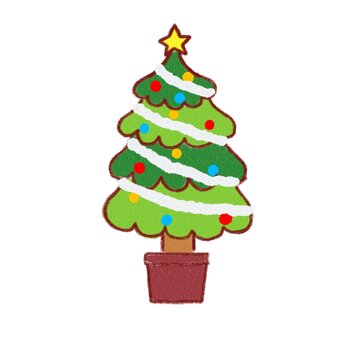 かわいいクリスマスツリー　Xmas tree 