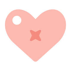 heart flat icon