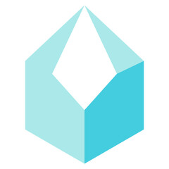 Obraz premium point flat icon