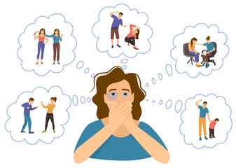 Domestic Violence Flat Composition