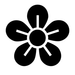 Obraz premium flower icon