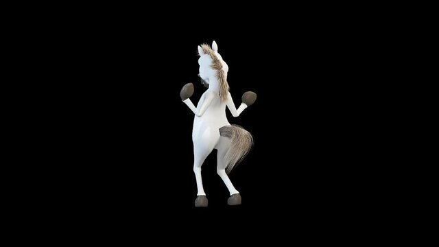  Horse dancing a maraschino dance