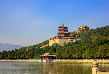 The Summer Palace at the Longevity Hill, Beijing China