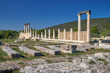 Antikes Epidaurus, Abaton, Peloponnes, Argolida, Griechenland