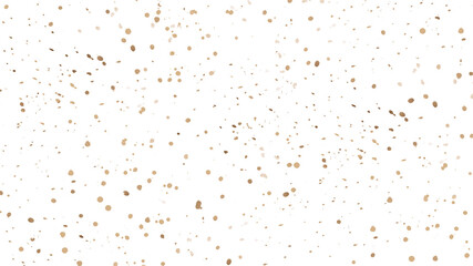 Fototapeta na wymiar Gold confetti celebration isolated on white background. Vector illustration. Falling golden stardust for party decoration, birthday celebrate, anniversary or Christmas, New Year. Festival decor. 