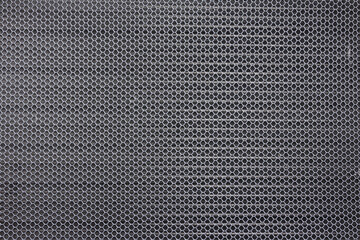 Hexagonal braided silver stainless steel background image