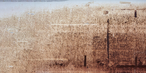 Rusted and Decayed Iron Wall Texture