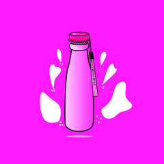 illustration of a bottle