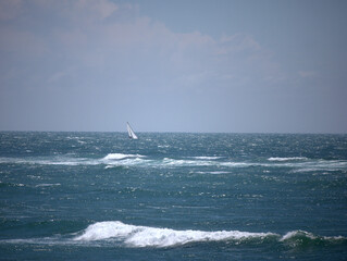 lonely sailing the ocean