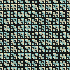 Fototapeta premium Abstract Geometric Pattern generative computational art illustration