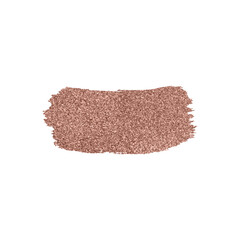 Christmas glowing brushstroke element isolated on white background. Glitter roze gold texture. © julia_khimich