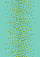 Bright Citrus Background Green Vector. Template Set. Sunny Fruit Health. Funny Light green Decoration.